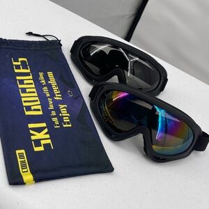 Cooloo 2 piece set ski goggles